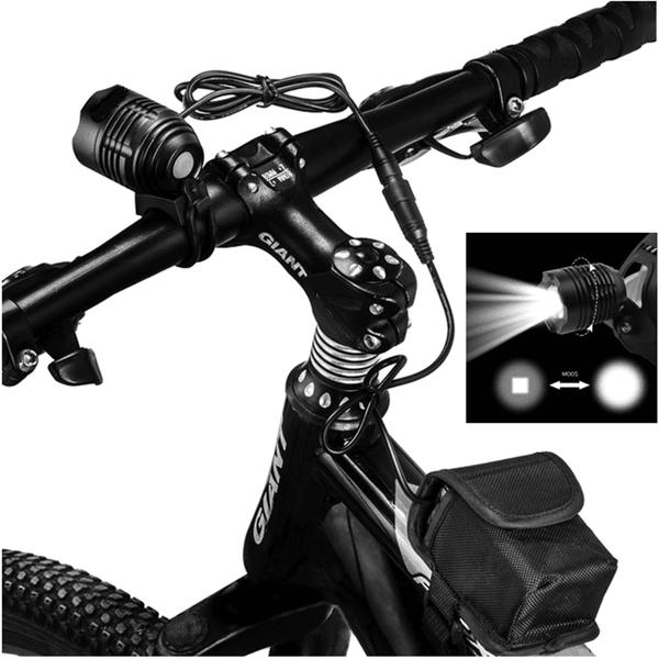 Imagem de Farol Lanterna Para Bike Cabeça Led Cree Xm-l T6 Zoom DY8326