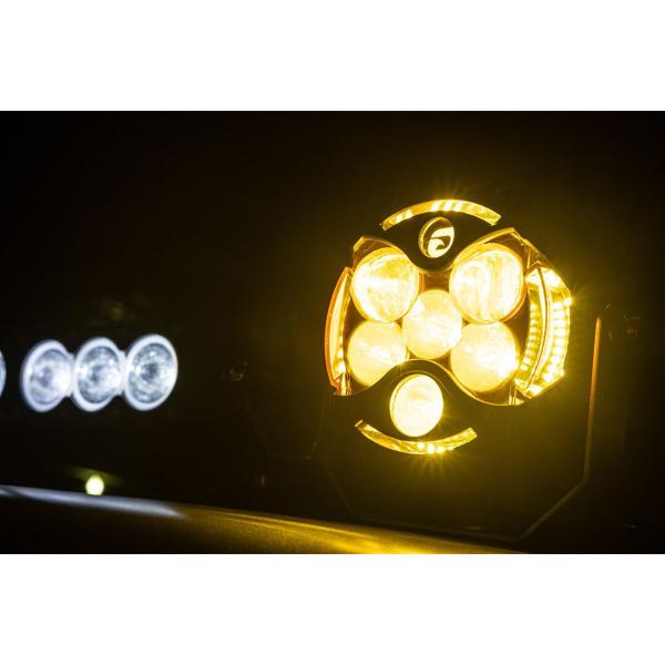 Imagem de Farol LED Off-Road 5 Polegadas com DRL PRO Âmbar Angel Eye LED SMD 3030