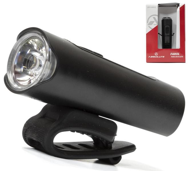 Farol Led Usb 200 Lumens Absolute Prime - ROGERIO BIKES Imagem de Farol Led Usb 200 Lumens Absolute Prime