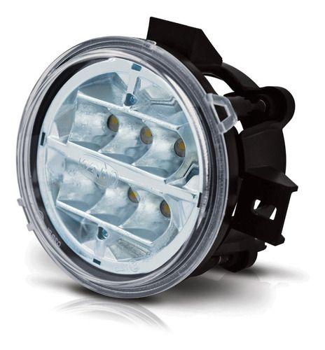 Imagem de Farol Milha 6 LED Longo Alcance Ônibus Caminhão Van 12 volts