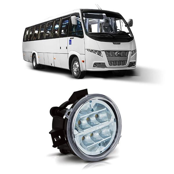 Imagem de Farol Milha 6 LED Longo Alcance para Ônibus Caio Marcopolo Volare 24V