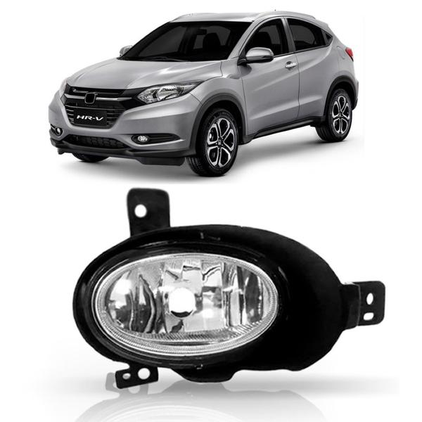 Imagem de Farol milha auxiliar hrv 2015 2016 2017 com suporte