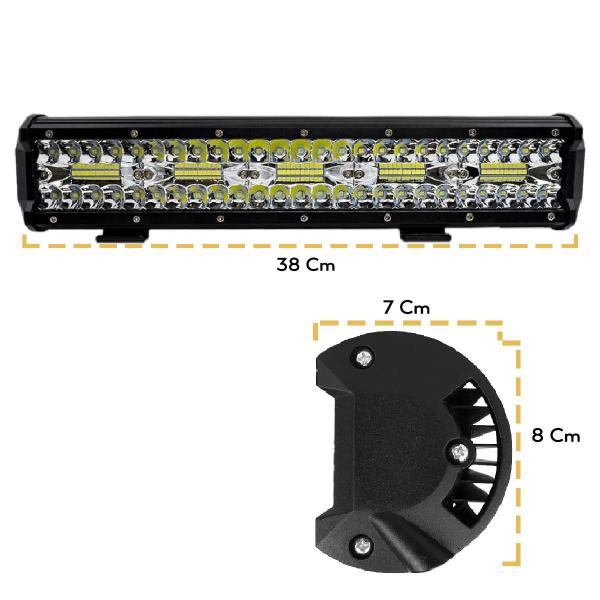 Imagem de Farol Milha Barra Led 300W 8D 100 Led Bi-Volt Off-Road 38Cm