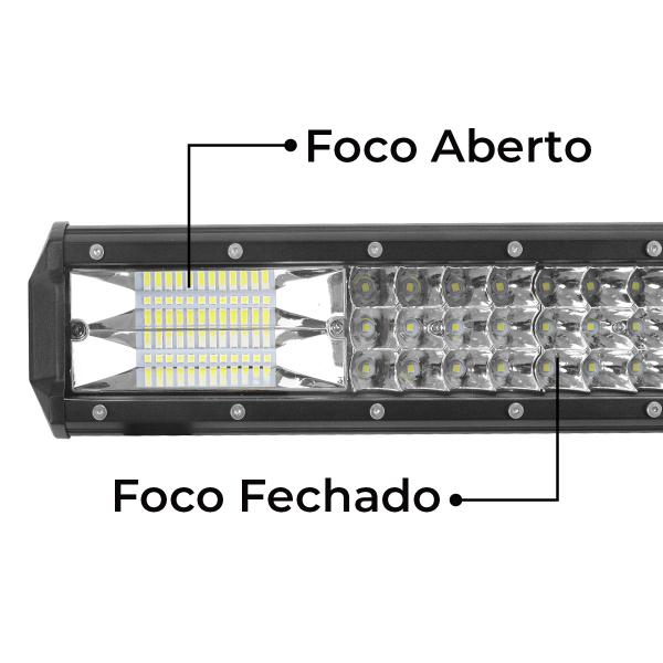 Imagem de Farol Milha Barra Led 432w 80cm Bivolt Off Road 4x4 Caminhão Trator Colheitadeira