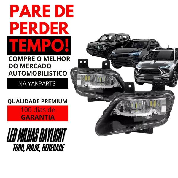 Imagem de Farol Milha Led Auxiliar Renegade Pulse Toro 22/23 Daylight Importado Premium Qualidade Original