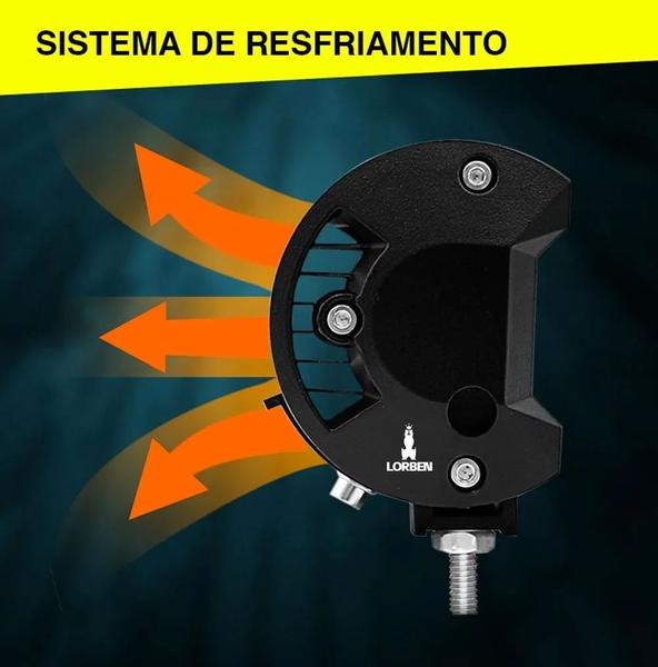 Imagem de Farol Milha Retangular Led 72w Off Road Trilha 4x4 - GT6031 Lorben