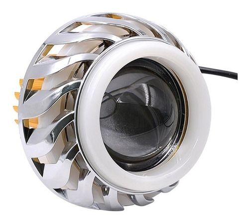 Imagem de Farol Moto Olho Anjo Diabo Luz 30w Led 9v-60v Xenon Led