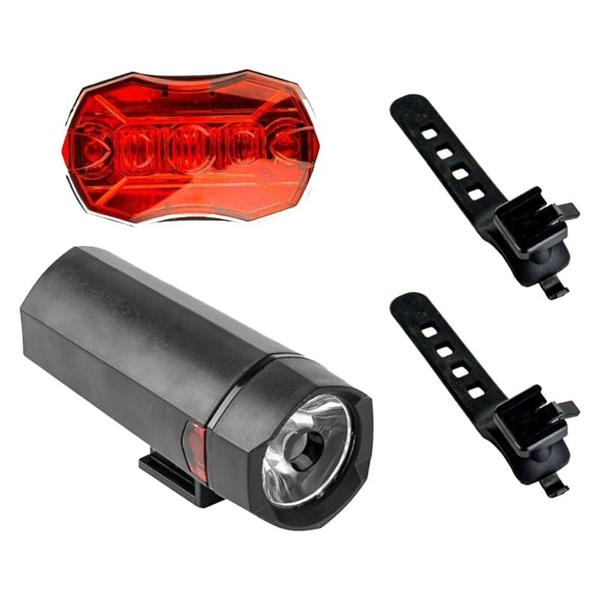 Imagem de Farol para Bike Absolute JY-7058 + Pisca Traseiro 6090T LED