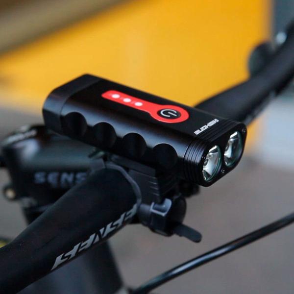 Imagem de Farol para bike High One 900 lumens recarregável USB