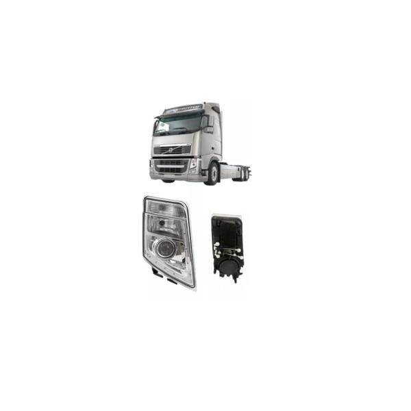 Imagem de Farol Principal Caminhão Volvo Fh Fm 2009 10 11 12 13 14 Lado Esquerdo