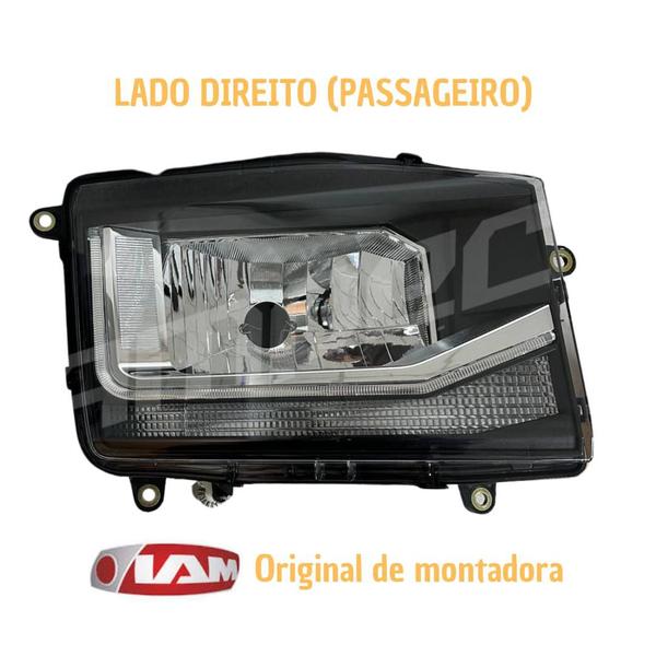 Imagem de Farol Principal compatível VW Delivery Novo IAM Direito