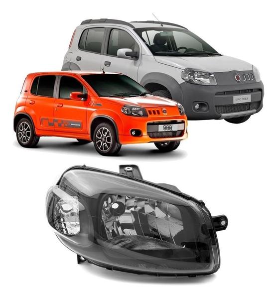 Farol Uno Way Sporting Fiorino 10-14 Máscara Negra Arteb Dir Farol Uno Way Sporting Fiorino 10-14 Máscara Negra Arteb Dir