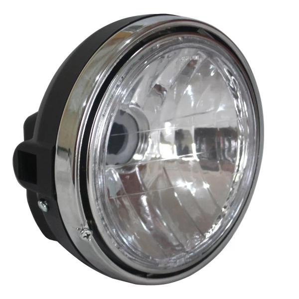 Imagem de Farol Yamaha Factor 125 Completo Aro Cromado 2009 À 2016