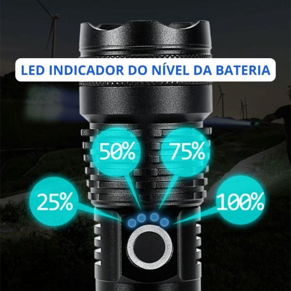 Imagem de Farolete Lanterna Prova DAgua T9 Original Militar Com Alça De Nylon Resistente Alta Durabilidade