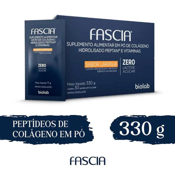 Imagem de Fascia Colágeno Sabor Laranja Com Saches 30