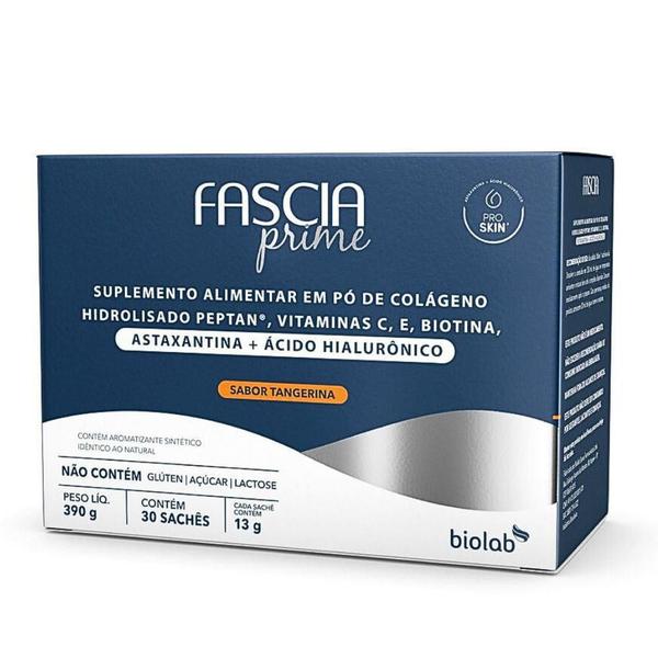 Imagem de Fascia prime colágeno sabor tangerina com 30 sachês