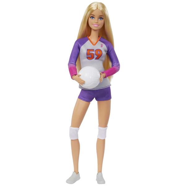 Imagem de Fashion Doll Barbie Careers Voleibol Player com acessório