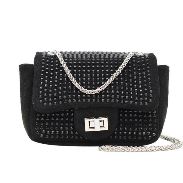 Imagem de Fashion Rhinestone Chain Small Square Bag, Ladies One