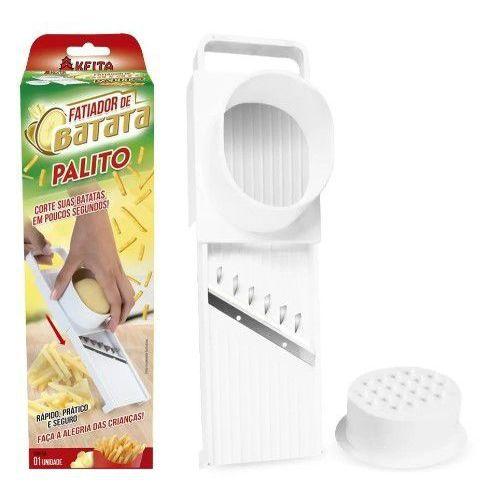 Fatiador de batata/ legumes utensílios pra cozinha corte palito prático - Filó Modas Imagem de Fatiador de batata/ legumes utensílios pra cozinha corte palito prático