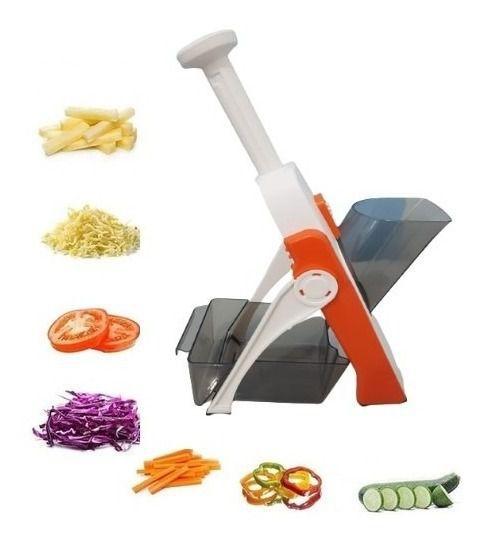 Fatiador legumes batata pepino repolho frutas ajustavel inox - ZEM Imagem de Fatiador legumes batata pepino repolho frutas ajustavel inox