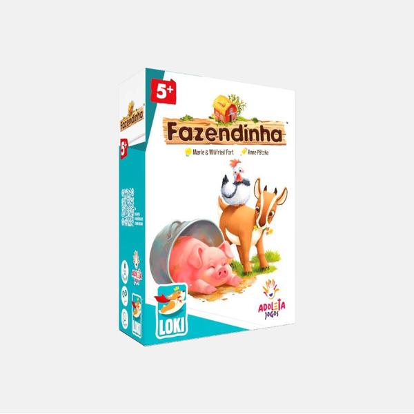 Imagem de Fazendinha Jogo Infantil Peças Cartas Tabuleiro Família Grok