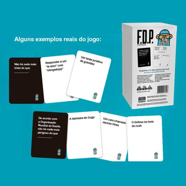 Imagem de FDP 5 Foi De Propósito 5 Expansão Jogo De Cartas Humor Buró