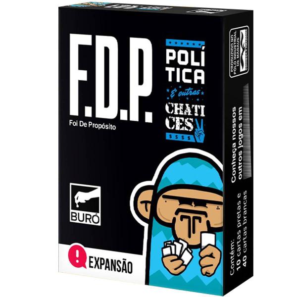 Imagem de FDP Foi De Propósito Política E Outras Chatices Expansão Jogo De Cartas Buró 