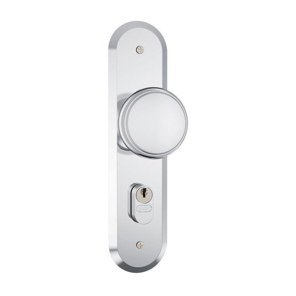 Fechadura 1801/08 Externa Bola Fixa Inox Stam Imagem de Fechadura 1801/08 Externa Bola Fixa Inox Stam