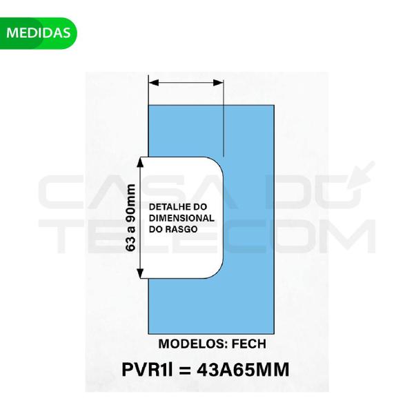 Imagem de Fechadura agl pv200r1i - porta de vidro