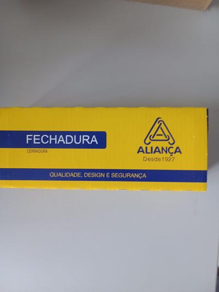 Imagem de Fechadura Aliança Externa 2600/11 Inox Premium 40mm Madeira