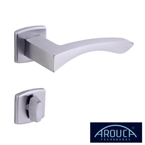 Imagem de Fechadura Arouca Denver Banheiro 55mm Cromado Escovado