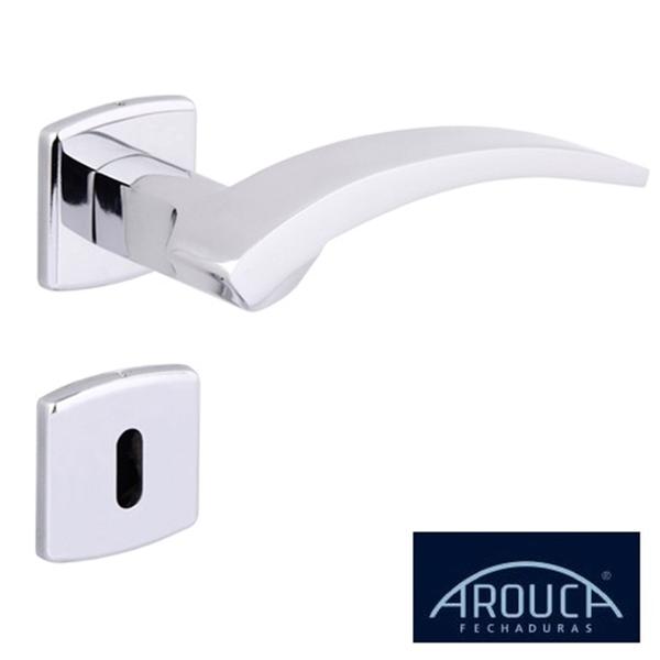 Imagem de Fechadura Arouca Interna Columbia 55mm Roseta Cromada