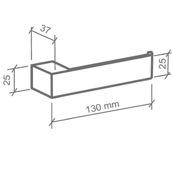 Imagem de Fechadura Ayla externa 55mm Inox Escovada Imab