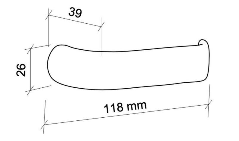 Imagem de Fechadura Banheiro Duna3 Cromada Maq. 40Mm Zamack Imab