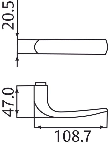 Imagem de Fechadura Banheiro Lafonte 6235 St2 55mm Roseta Cromada