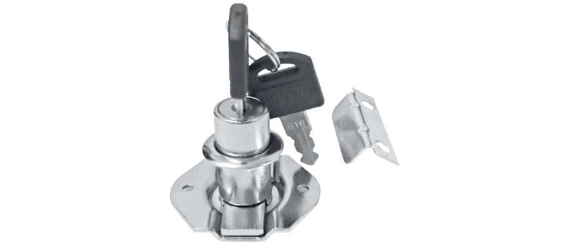 Fechadura Chave Fixa 31mm Para Porta Gaveta De Armário 01 Pç - Renna / Hardt Imagem de Fechadura Chave Fixa 31mm Para Porta Gaveta De Armário 01 Pç