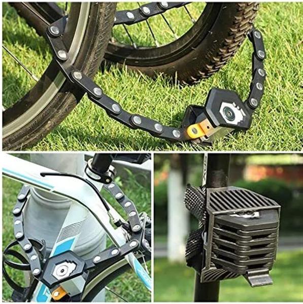 Imagem de Fechadura de bicicleta dobrável HIIGH Hamburg-Lock Alloy Antifurto