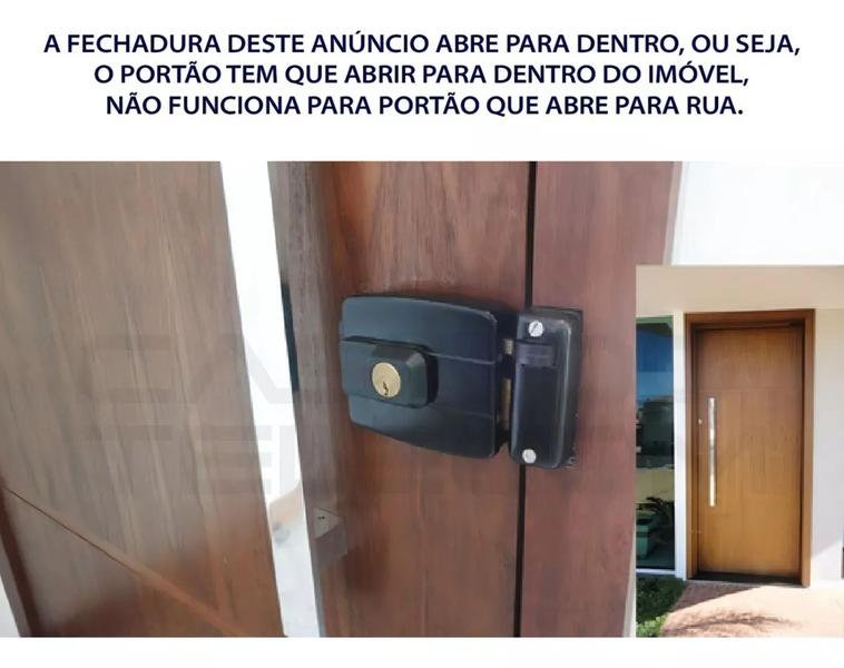 Imagem de Fechadura Elétrica Agl Inha Abertura Interna 12V Cor Preto 1285