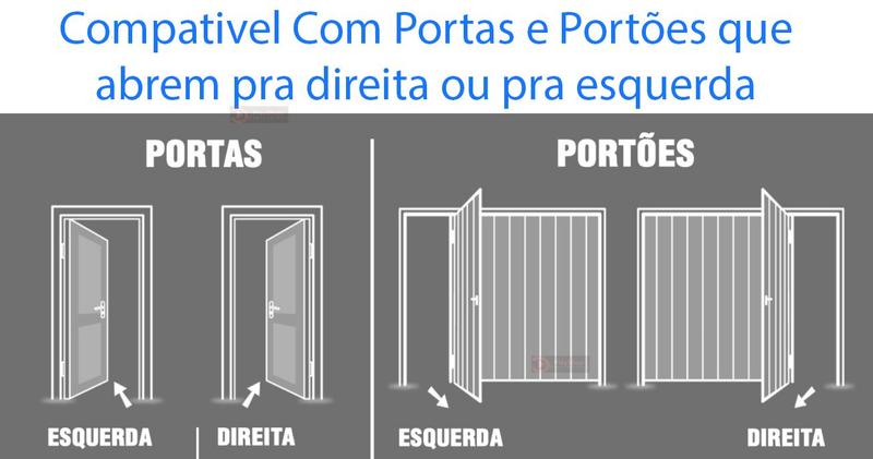 Fechadura Eletrica Portão Anti Furto Sobrepor 3 Chaves Inox Premium 12v Para Portão Social Porta Madeira E Interfone - PlayShop Eletronicos Imagem de Fechadura Eletrica Portão Anti Furto Sobrepor 3 Chaves Inox Premium 12v Para Portão Social Porta Madeira E Interfone
