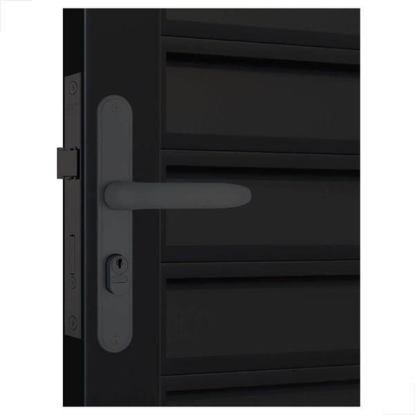 Imagem de Fechadura Estreita Externa 601-602/11 20mm Inox Stam Preto