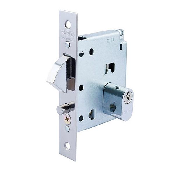 Fechadura Externa 45mm Bico Papagaio 222 ACETINADO La Fonte Imagem de Fechadura Externa 45mm Bico Papagaio 222 ACETINADO La Fonte