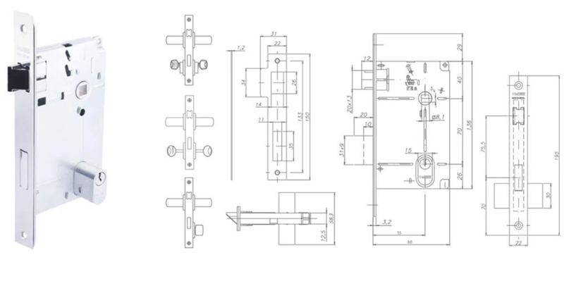 Imagem de Fechadura Externa 517 St2 55mm Inox Polido Lafonte