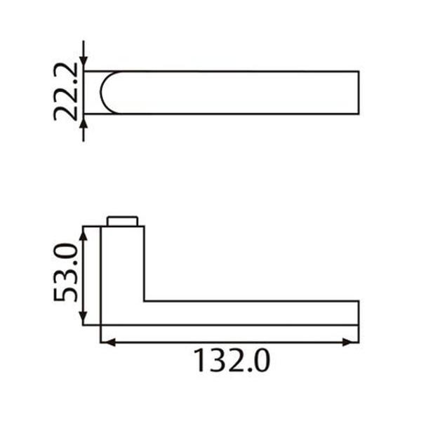 Imagem de Fechadura Externa 892 Externa St2 55mm Roseta Inox Lixado