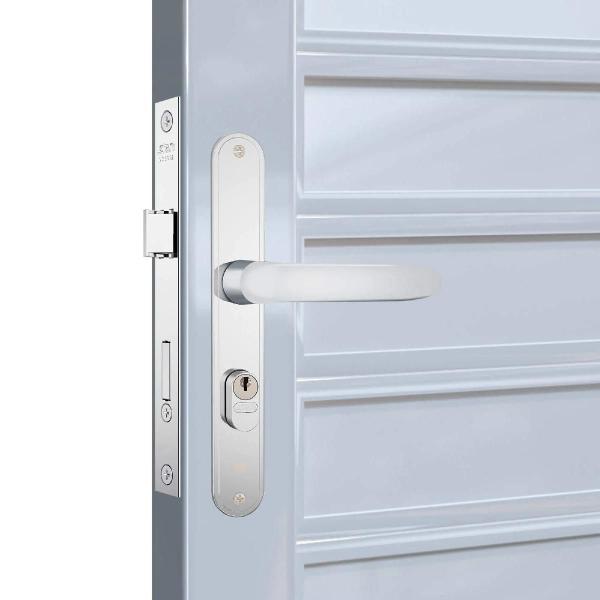 Imagem de Fechadura Externa Perfil Metalico 501-502/33 Inox Da Stam