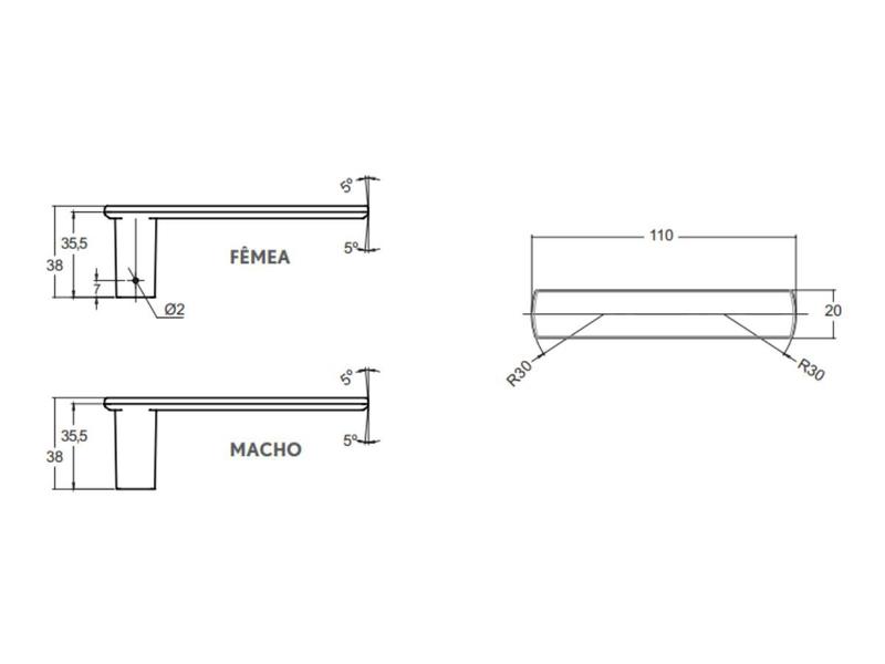 Imagem de Fechadura Externa Stam 803/35 Preto Fosco Roseta Quadrada - Caixa 40mm