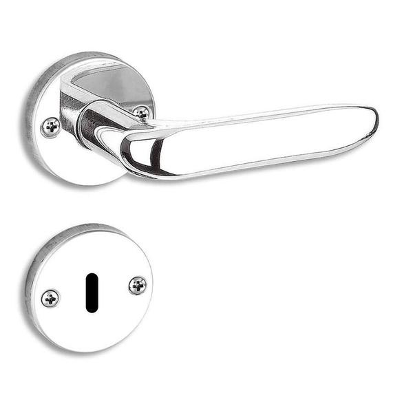 Fechadura HAGA - Tek - Roseta 526 - Interna - 26705B - Fechadura e