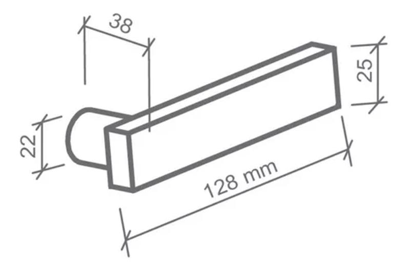 Imagem de Fechadura Imab Mobia Interna - Inox Escovado