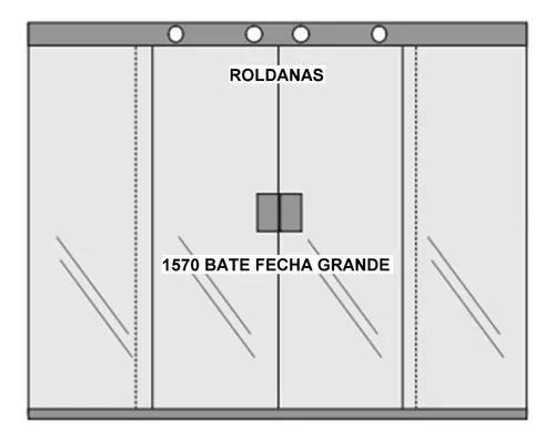 Imagem de Fechadura Janela De Vidro Bate Fecha 1570 Bate E Fecha bronze