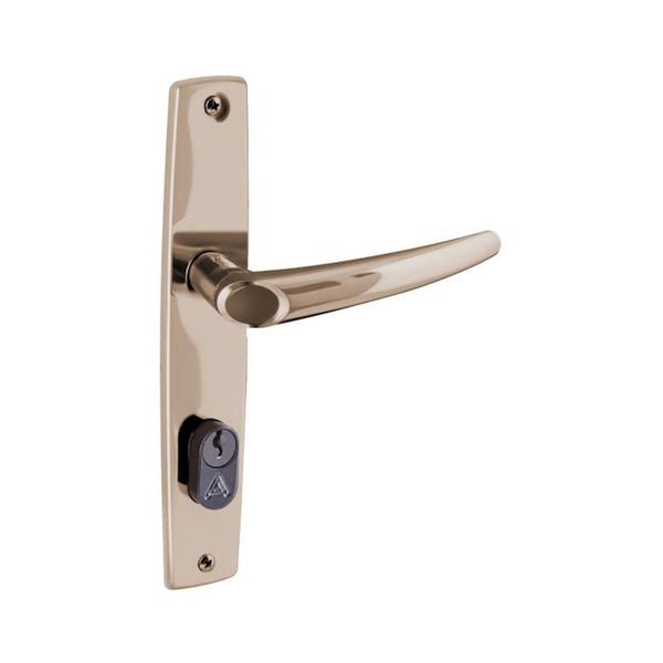 Imagem de Fechadura Joy Externa F-2600/241 40mm Espelho Bronze Latonado Aliança