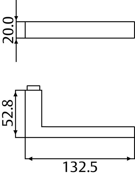 Imagem de Fechadura Lafonte Banheiro 455 St2 55mm Roseta Inox Lixado